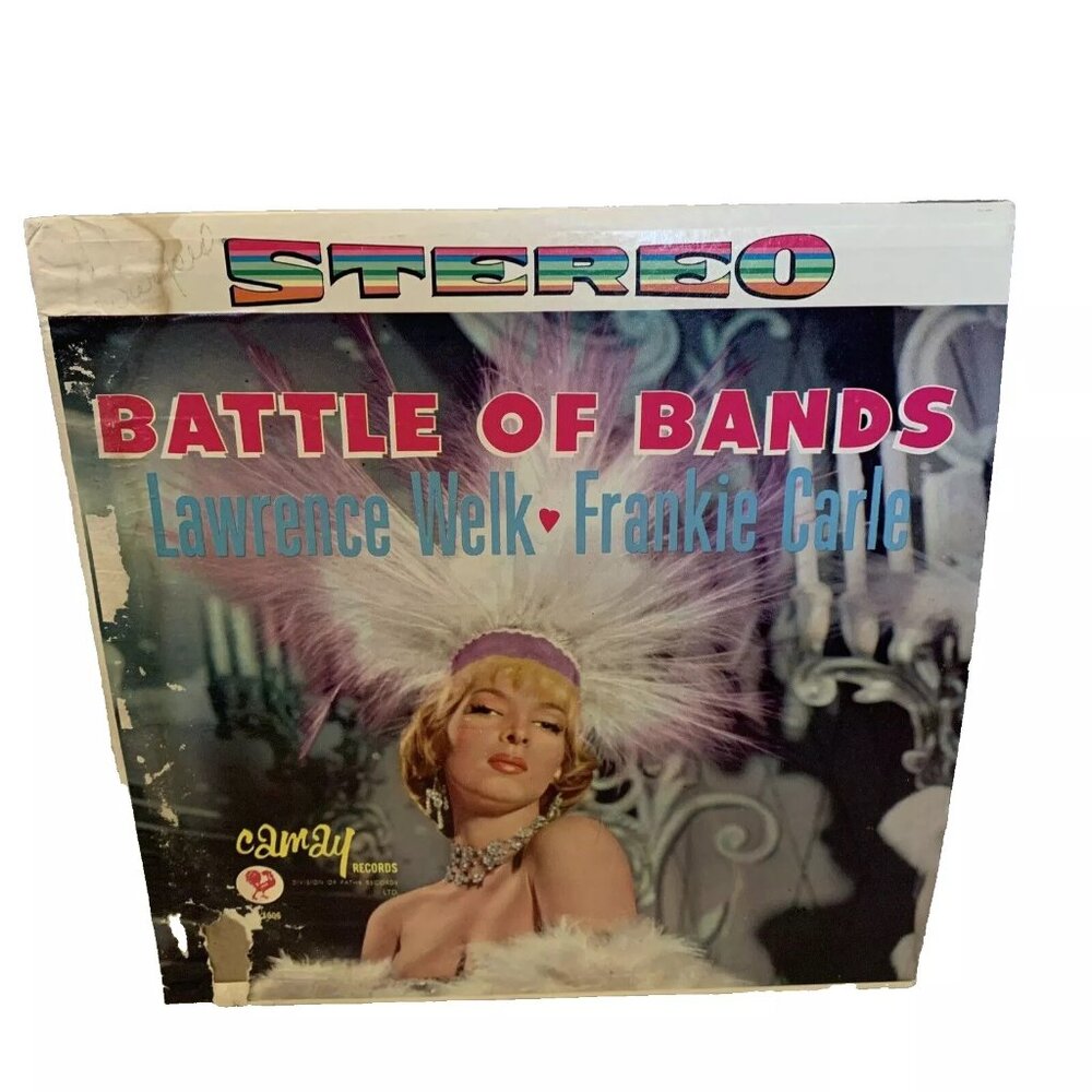 Lawrence Welk Frankie Carle Battle Of Bands (Vinyl) Camay CA 3006 VG+ Variation